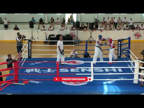 KWU SENSHI World Cup: 1/2 -85kg, Lucian Genunchi (Moldova, aka) - Nikita Garas (Kazakhstan)