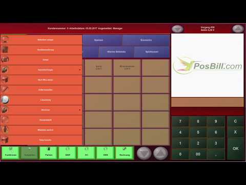 Mitarbeiter anlegen mit der PosBill Kassensoftware