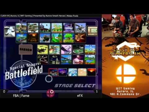 FBA | Fame (Young Link) vs. eFX (Fox) - Melee Pools CLASH III