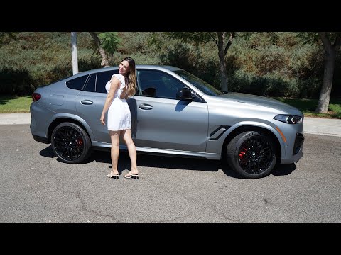 2026 BMW X6M Review in Frozen Pure Grey / 22" M wheels / Exhaust Sound with Trish! / BMW Review