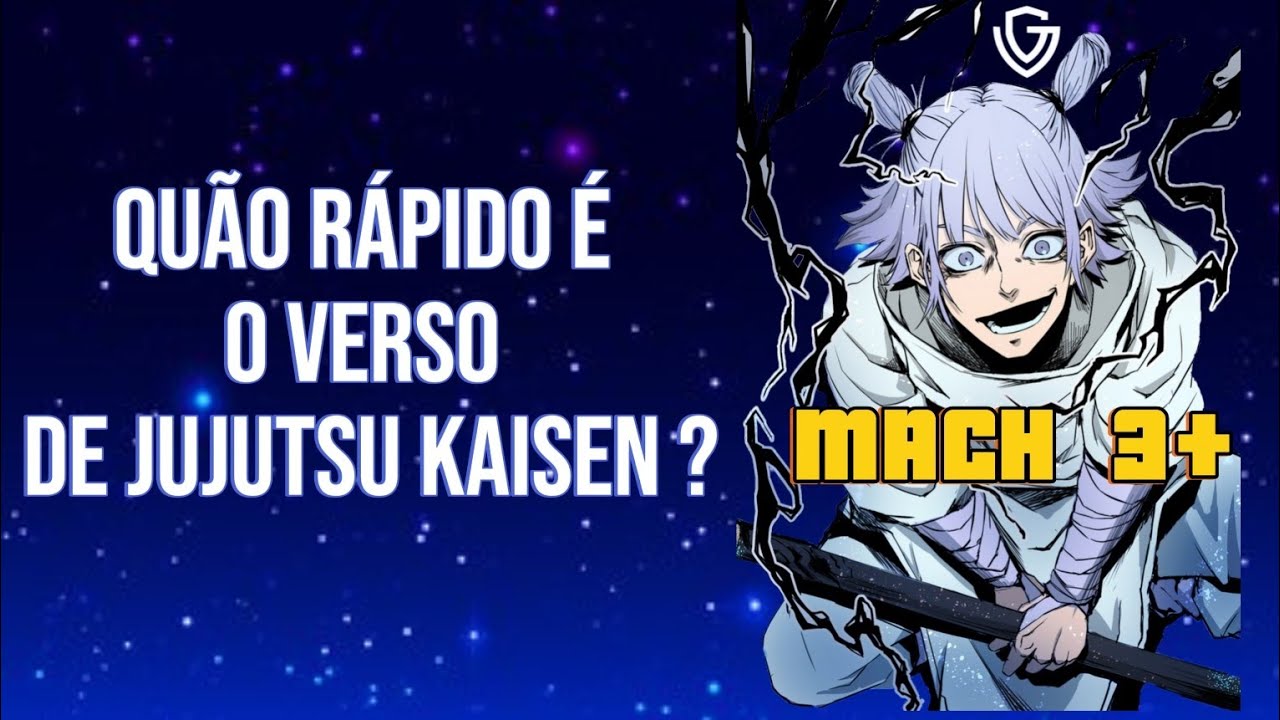 A VELOCIDADE DE JUJUTSU KAISEN !!
