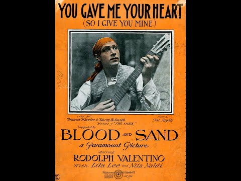 The Great White Way Orchestra "You Gave Me Your Heart (So I Give You Mine)" on Victor 18964 (1922)
