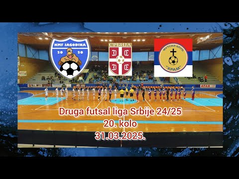 KMF JAGODINA - SFU HRAM BEOGRAD 4:3 (1:1) Druga futsal liga Srbije 24/25 20. kolo