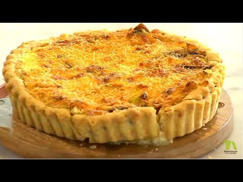 Tarta salada de puerro, espinaca y parmesano | Natasha Moreno | La Sartén por el Mango