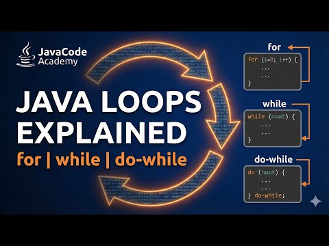 Java Loops Explained in 10 Minutes | for, while, do-while | Java Beginners Tutorial|#java #java