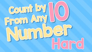 Count by 10's From Any Number | Double Digits | Jack Hartmann Count by Tens