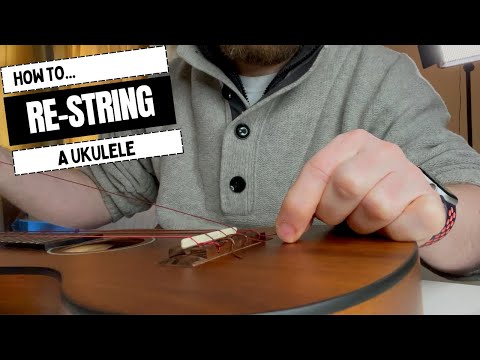 HOW TO RESTRING A UKULELE (it's easy!)