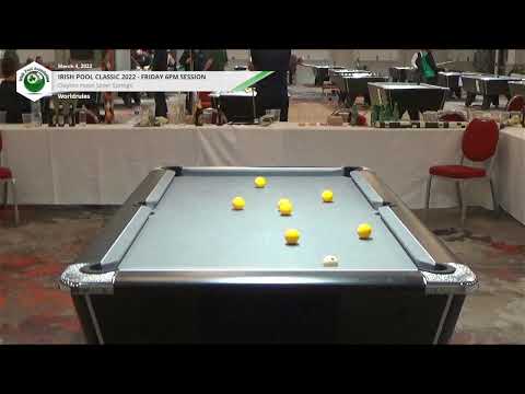 Irish Pool Classic 2022 - Friday 6pm Session
