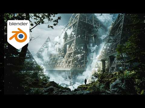 Making a Crazy Fractal Environment in Blender