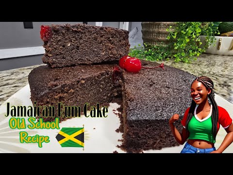 Traditional Jamaican Black Cake Authentic Rum Cake Recipe Moist Easy Recipe Dark, Rich & Soak in Rum