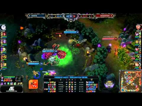 League of Legends: Animate vs Mousesports - Map 1 - EUW Challenger Series #6