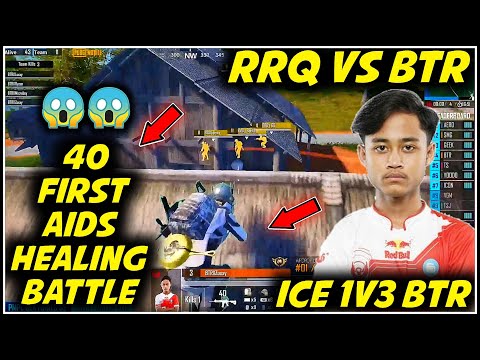 BTR Vs RRQ | 1v3 Against BTR😱 | Longest Healing Battle Ever With 40 First Aids in #Pmpl #Sea Finals