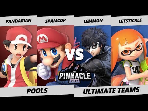 Pinnacle 2019 SSBU - Pandarian & SpamCop Vs. Lemmon & LetsTickle - Smash Ultimate Tournament Pools