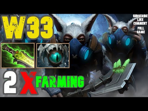 WTF! W33 SIGNATURE MID MEEPO Quick and Easy game - 140 last hits in 10 minutes