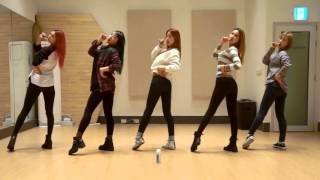 EXID &#39;Hot Pink&#39; mirrored Dance Practice