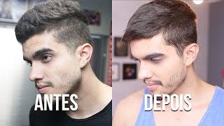 PROGRESSIVA EM CABELO MASCULINO - ANTES E DEPOIS