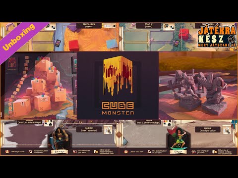 Cube Monster - Unboxing - Játékra kész / Play Right Away