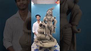Makhan Chor Krishna🥰❤️ | How to make Clay Krishna Idols #makhan_chor #Krishna #gopal #making_Krishna