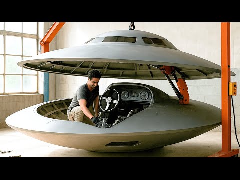 Man Builds DIY UFO Boat with Car Engine | Start to Finish by @Mr_Ho