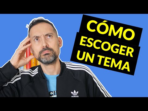 How to choose a good topic for your TFG, TFM or thesis