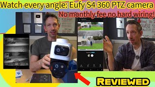 EufyCam S4 4K Solar Security Camera Unboxing & Review – Triple Lens, 360° PTZ, Auto-Tracking Beast!