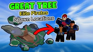 Great Tree Elite Pirates/Elite Bosses Deandre,Diablo and Urban Spawn Locations - Blox Fruits