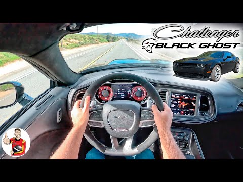 The Dodge Challenger Hellcat Black Ghost is 807 HP of Closure (POV Drive Review)