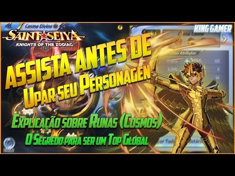 Como Usar Cosmos!!!  Segredo para ser um Top Global (Dicas Part. 3 ) // Saint Seiya Awakening