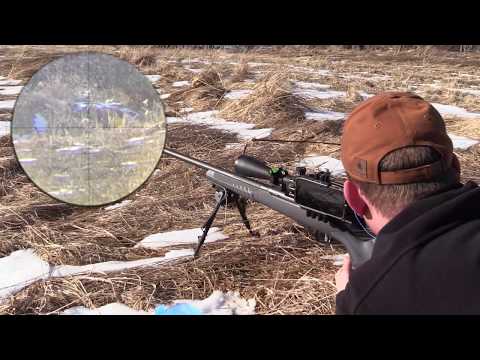 Savage 22-250 300 Yard Accuracy - Vapor Trails and Scope Cam!