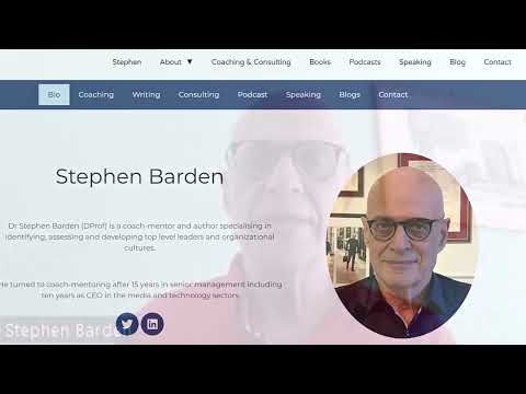 Find Your Voice | Dr Stephen Barden — Joe Cramond