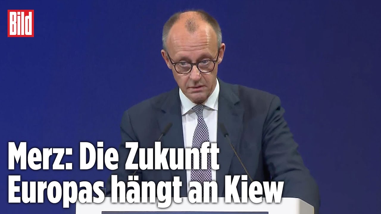 MERZ WARNT: „Das Schicksal der Ukraine ist das Schicksal Europas“