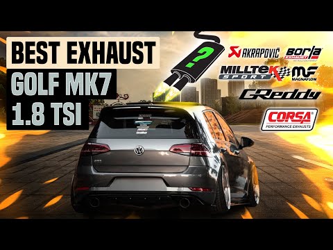 VW Golf MK7 Exhaust Sound 1.8 TSI 🔥 Modified,Review,Upgrade,Mods,AWE,Magnaflow,System,Stock,Turbo+