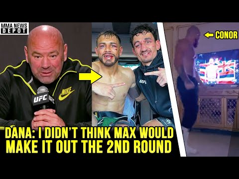 Dana White SLAMS Herb Dean for stoppage; Max & Yair wholesome footage; Funny video of Conor & Max