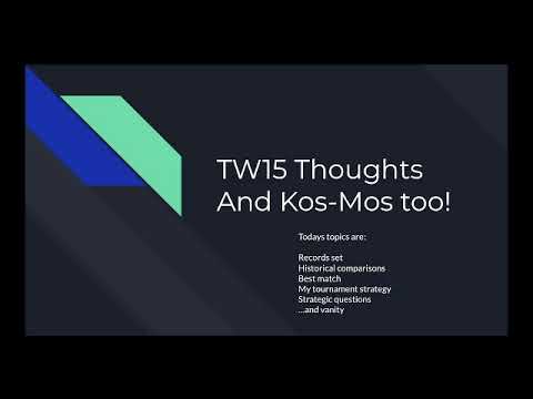 TW15 and KOS-MOS Thoughts