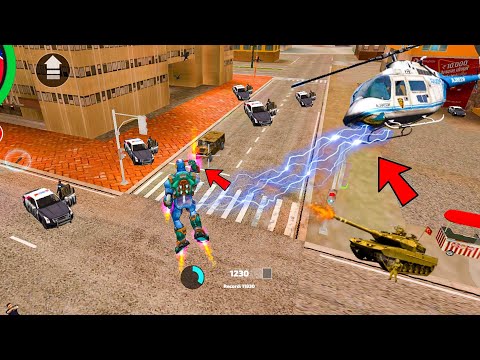 Rope Hero buying laser glass ll Fighting in Vice town