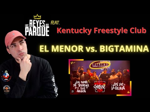 EL MENOR vs. BIGTAMINA | LOS REYES DEL PARQUE con KFC #kfc #freestyle #chile #chileno #rap #elmenor