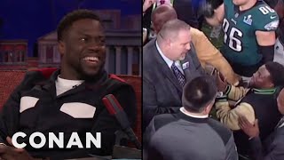 Kevin Hart’s Drunken Mission To Hold The Super Bowl Trophy  - CONAN on TBS
