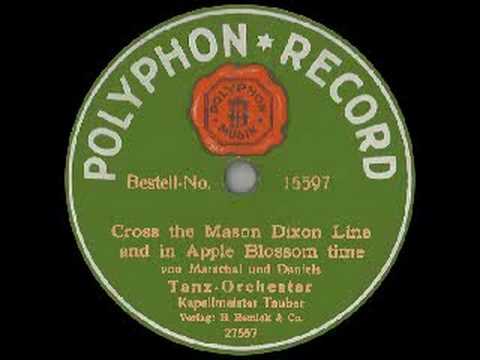Tanz-Orchester Tauber (1919): CROSS THE MASON DIXON LINE