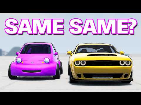 Who Can Build The BEST Mini SUPERCHARGED Car in 15 MINUTES?(Automation | BeamNG Multiplayer)