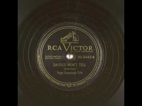 Daisies Won't Tell (1949) - The Page Cavanaugh Trio