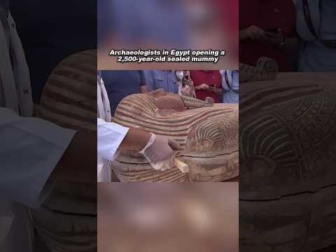 Archaeologists Reveal 2,500-Year-Old Egyptian Mummy
