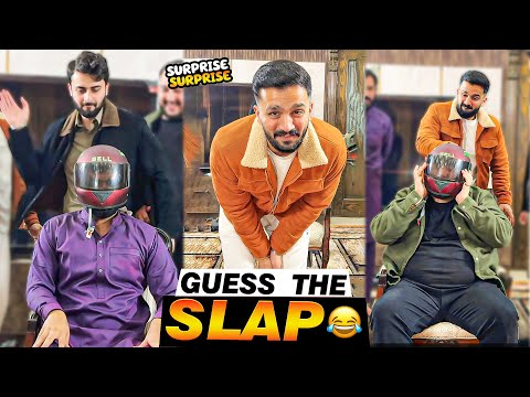 Guess The Slap Challenge 😀 Surprise Entry By Rajab I Got shocked😱