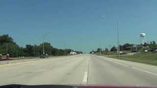 preview picture of video 'Car Camera - U.S. 77 - Ceresco to Wahoo, NE . 2013 ( アメリカ国道77号線 )'
