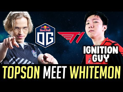 Topson meet the Famous IGNITION Guy "T1.Whitemon" DOTA 2