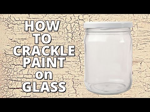 How To Crackle Paint On Glass Like A Pro!