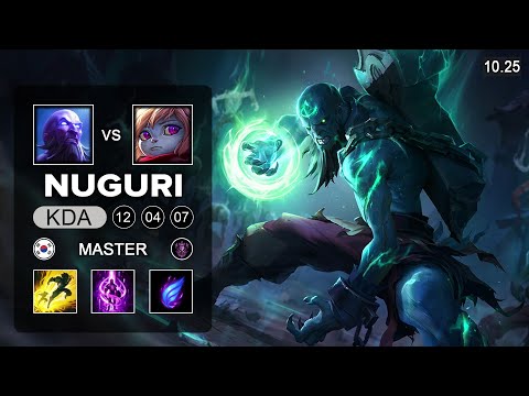 Nuguri Ryze Top vs Poppy - KR Master Patch.10 25