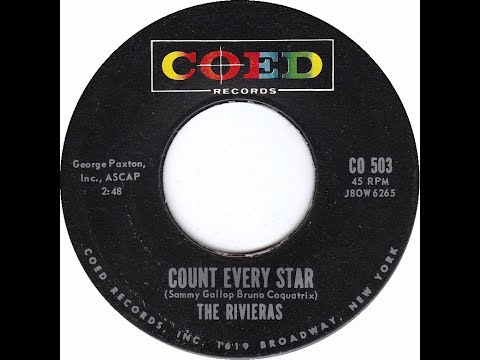 The Rivieras - Count Every Star 1958