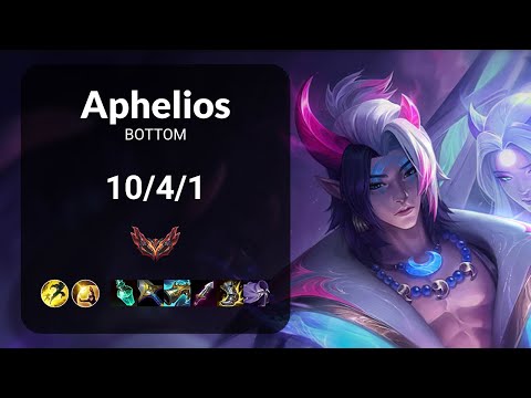Aphelios vs Twitch BOTTOM - KR GRANDMASTER Patch 14.23