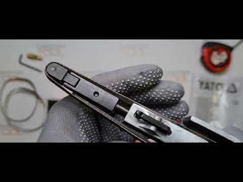 Шлифмашина пневматическая ленточная YATO 20000 об/мин, 10x330 мм Шлифмашина пневматическая ленточная YATO 20000 об/мин, 10x330 мм