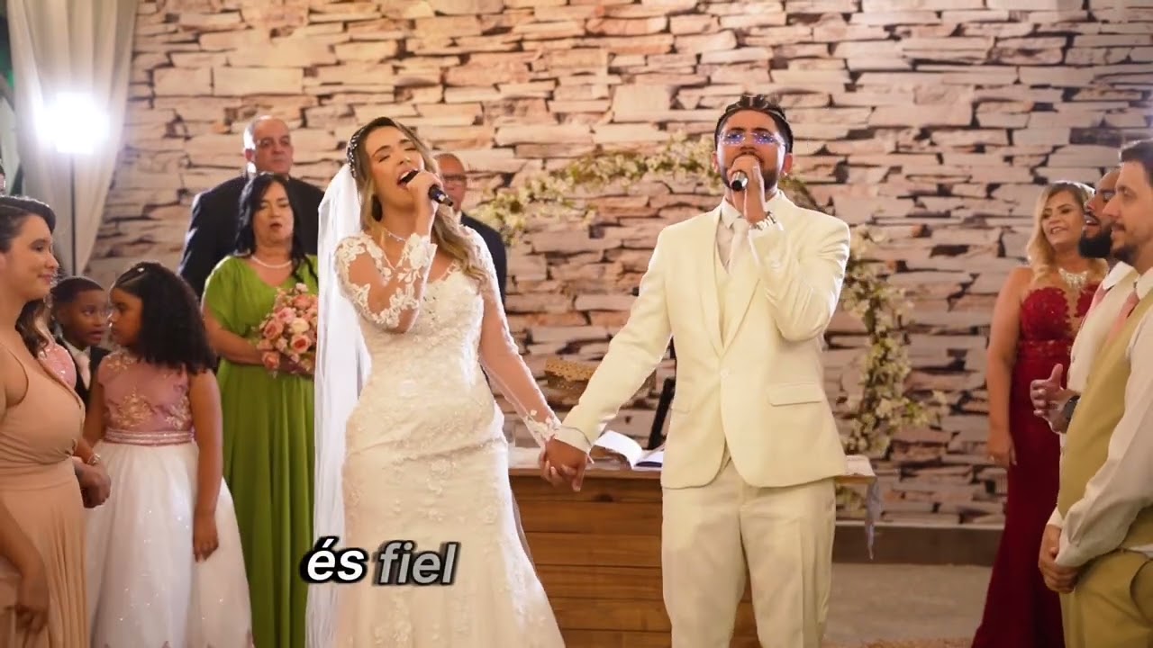 Casamento maravilhoso da Duda e Wesley, surpresa do casal para sés familiares e amigos, que incrível